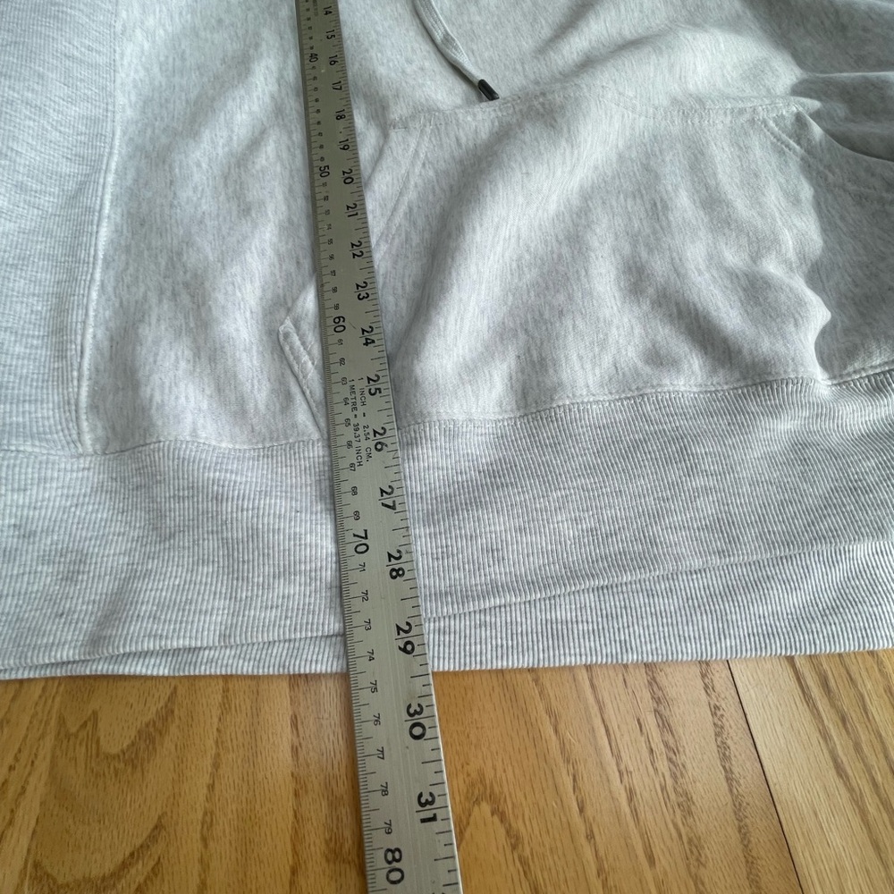 Blue 84 Saugatuck Light Gray Hoodie with Navy Print - Picture 5 of 7